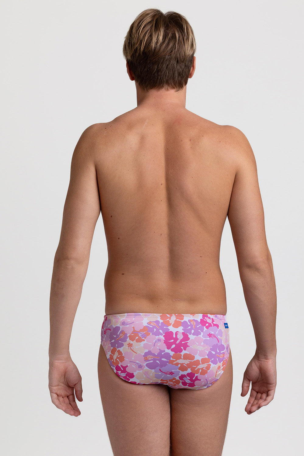  BROLYN Swim Brief - Happy Hibiscus