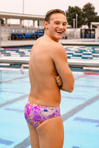  BROLYN Swim Brief - Happy Hibiscus