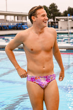  BROLYN Swim Brief - Happy Hibiscus