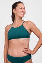  Ruth Bikini Top - Peacock