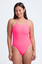  Gavin One Piece Swimsuit - Hot Pink Contrast