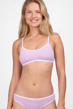  Jocelyn Bikini Top - Sour Grape Contrast