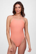  Gavin One Piece Swimsuit - Tangelo Contrast