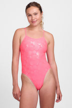  Perry One Piece Swimsuit - Metallic Shelly