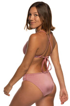  Andy Bikini Bottom - Rose Gold Shimmer