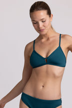  Chloe Bikini Top - Peacock