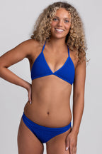  Mindy Smocked Bikini Bottom - Blueberry