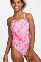  Gavin One Piece Swimsuit - Berry Zest